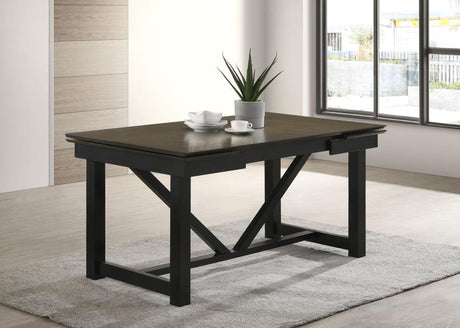 Malia - Rectangular Extension Leaf Dining Table - Oak