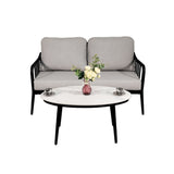 Outdoor Patio Modern Set With Removable Sunbrella Cushions And Table