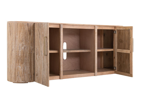 White Balam - TV Stand - Ivory White