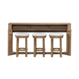 Ballentine - 4 Piece Bar Set - Brown