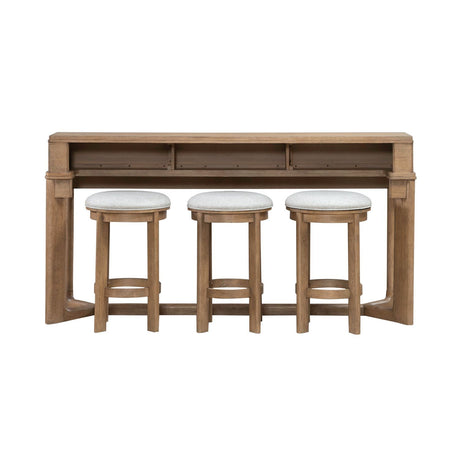 Ballentine - 4 Piece Bar Set - Brown