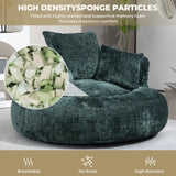 Lazy Sofa High Back Bean Bag Chair Couch With 3 Pillows