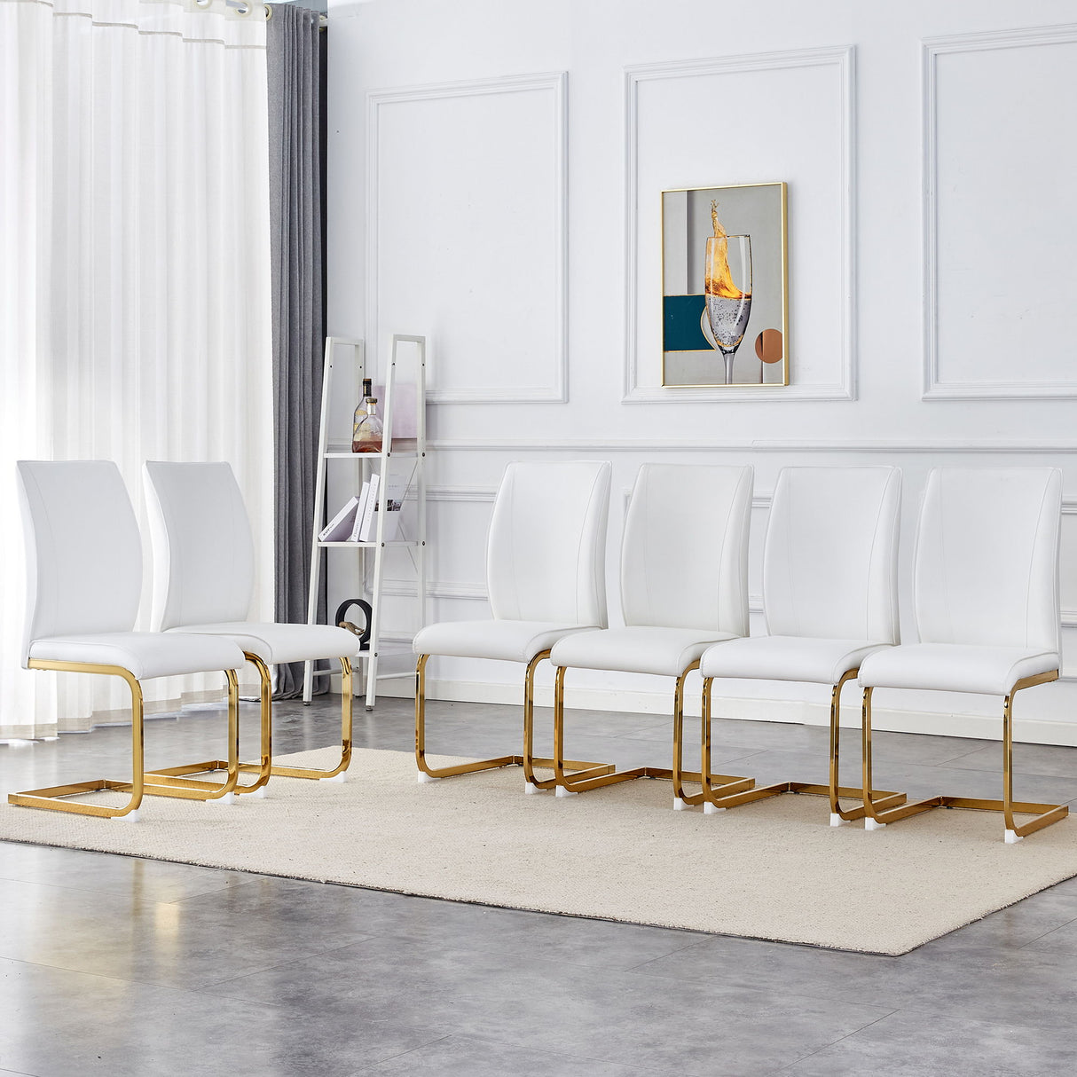 Luxury Simple Arch Chair With Arched Leg