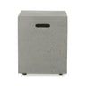 Modern Tank Holder Side Table With Smooth Concrete Surface