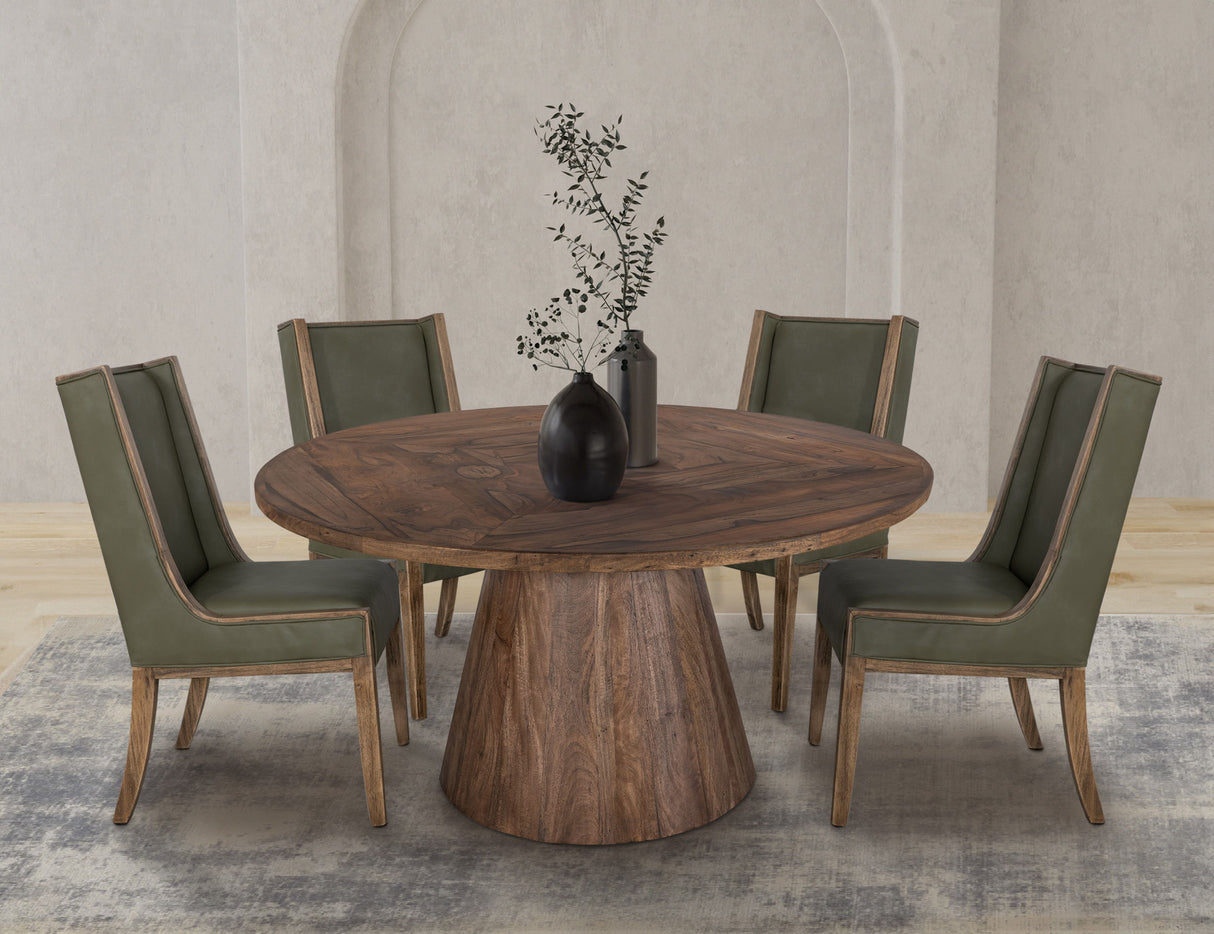 Balam - Round Dining Table - Light Brown