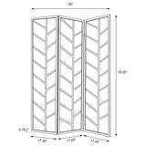 Mila - 3-Panel Room Divider Folding Shoji Screen - Walnut