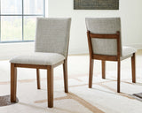 Kraeburn - Beige / Brown - Dining Upholstered Side Chair (Set of 2)