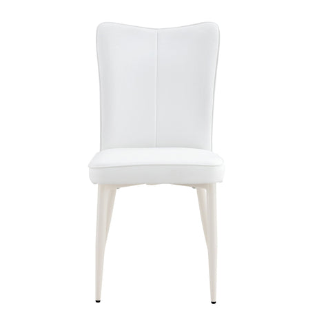 Modern Minimalist Dining Chairs With Metal Legs