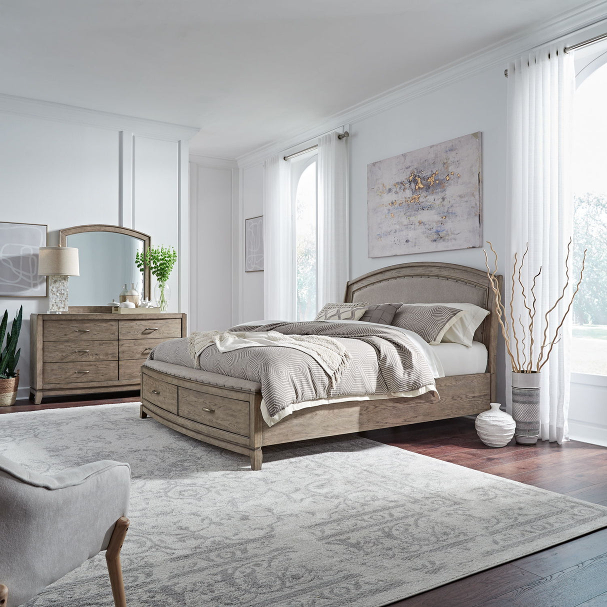 Avalon - Upholstered Bedroom Set