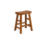 Sedona - Saddle Seat Stool With Wood Seat