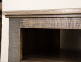 Loft Brown - 76" TV Stand / Console With 2 Drawers / 4 Doors - Two Tone Gray / Brown