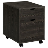 Noorvik - 2-Drawer Mobile File Cabinet - Dark Oak