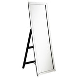 Soline - Rectangle Cheval Mirror - Silver