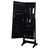 Tutuola - Cheval Mirror With Jewelry Storage - Black