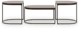 Vanmore - Dark Brown - Occasional Table Set (Set of 3)
