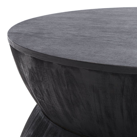 ALECTO ROUND COFFEE TABLE /  BLACK