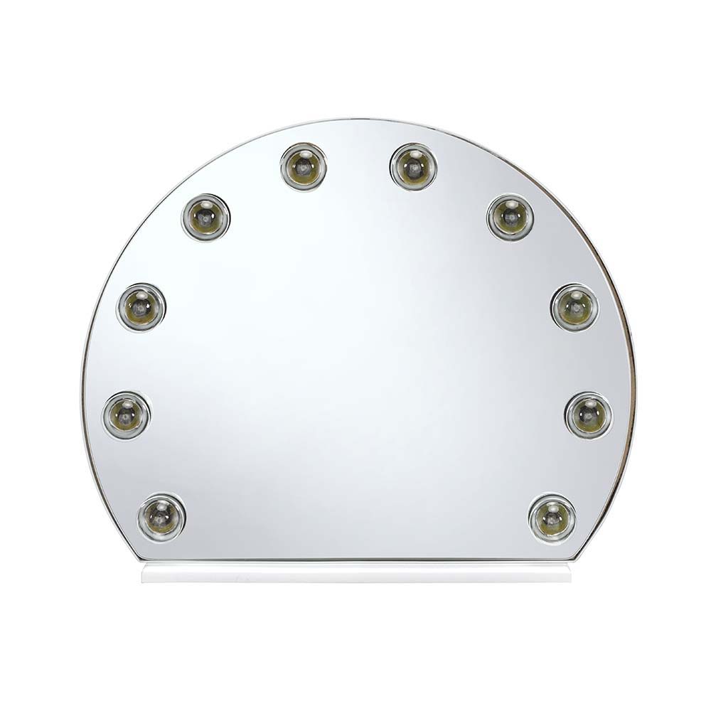 Alma - Accent Mirror - White Finish