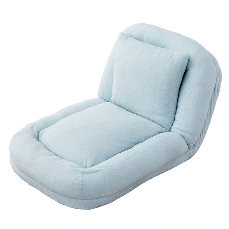 Contemporary Folding Sofa Chair With 5 Adjustable Positions For Gaming, Meditation, And Relaxation