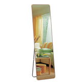 Elegant Flower Pear Color Full Length Mirror With Frame - Transparent