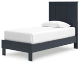 Simmenfort - Platform Bed With Panel Headboard