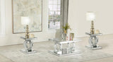 Breena - Mirrored Coffee Table Set