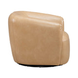 Donovan - Upholstered Swivel Accent Chair - Tan