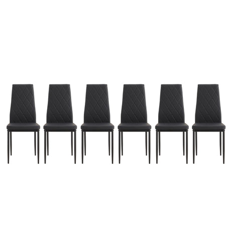 Modern Dining Chair With Diamond Design
