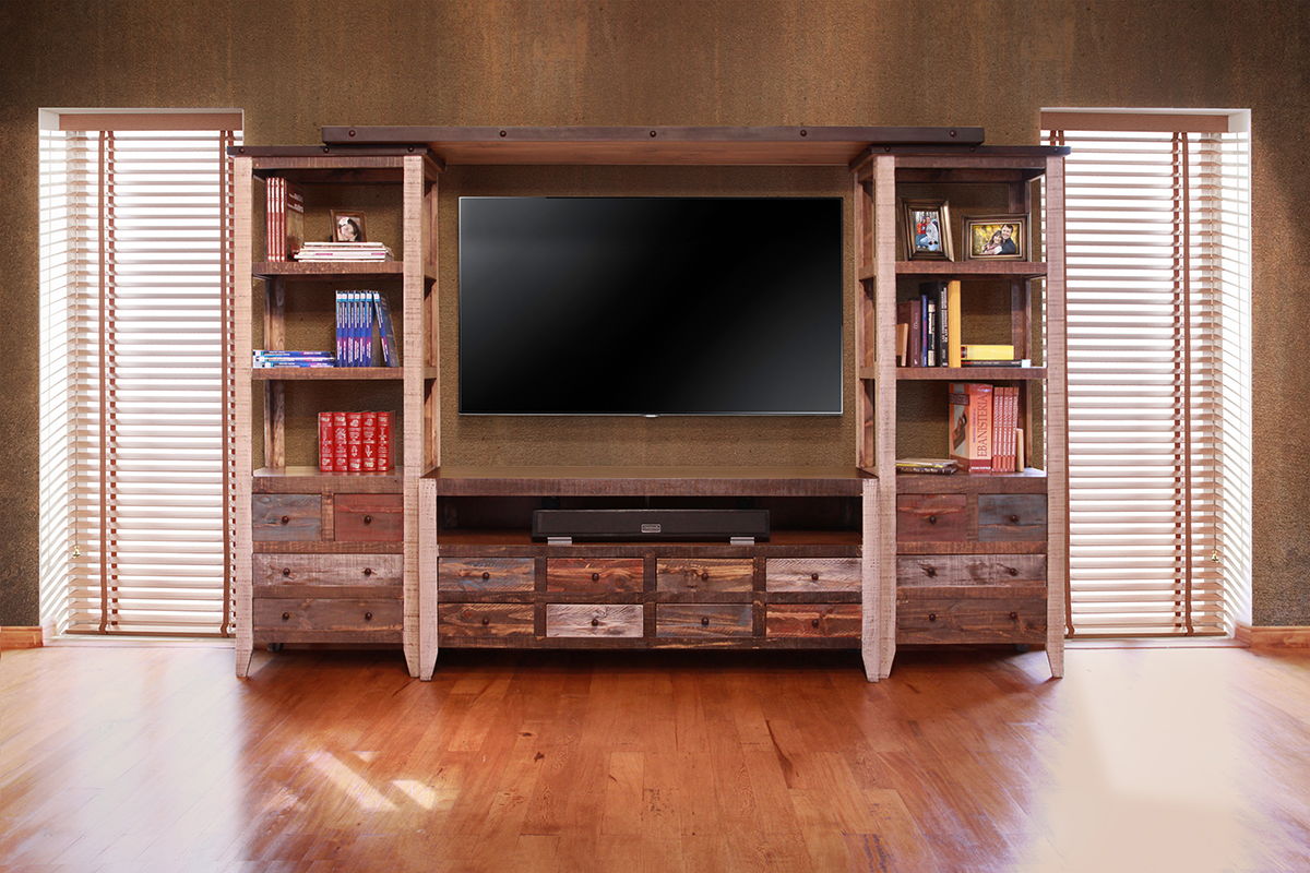 Antique Multicolor - Wall Unit - Light Brown