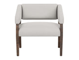 Murcia - Fabric Arm Chair - Light Cream