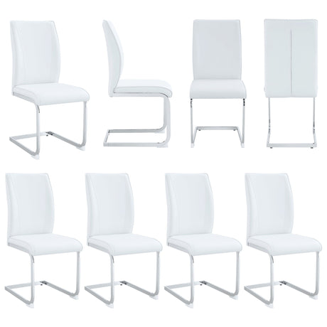 Luxury Simple Arch Chair, High Resilience With Metal Legs
