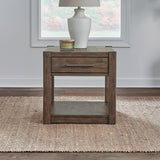 Broadmore - Drawer End Table - Brown