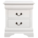 Louis Philippe - Two-drawer Nightstand