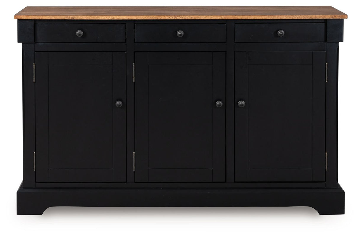 Wildenauer - Brown / Black - Dining Room Buffet