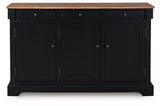 Wildenauer - Brown / Black - Dining Room Buffet