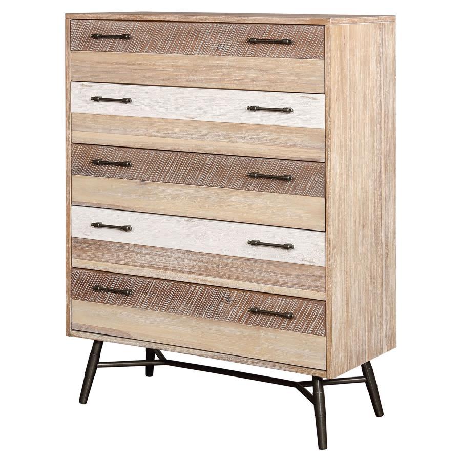 Marlow - 5-Drawer Chest - Rough Sawn Multi