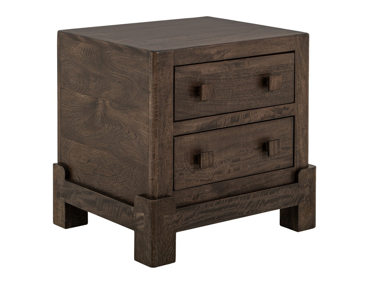 Dark Atenas - 2-Drawer Nightstand - Brown