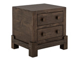Dark Atenas - 2-Drawer Nightstand - Brown