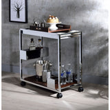 Lisses - Serving Cart - Chrome