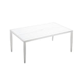 Outdoor Patio Dining Table With Tapered Feet & Umbrella Hole