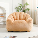Beanbag Chair, Beanbag Sofa Chair With Armrests Stuffed High Density Foam