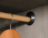 Cottage Road Armoire Mystic Oak with Garment Rod, Adjustable Shelf, and Lower Storage Drawer for Bedroom Organization