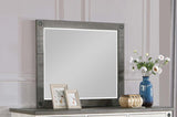 Lilith - Rectangular Dresser Mirror - Distressed Gray