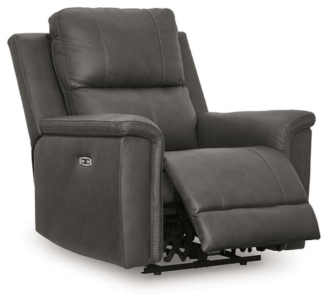 Bleckley - Anchor - Power Recliner With Adjustable Headrest
