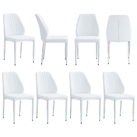Modern Comfort Dining Chairs With Extended Backrest