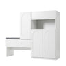 Elegant 2 In 1 Shoe Cabinets With Soft Cushion Versatile Shoe Rack Organizer With Adjustable Shelves