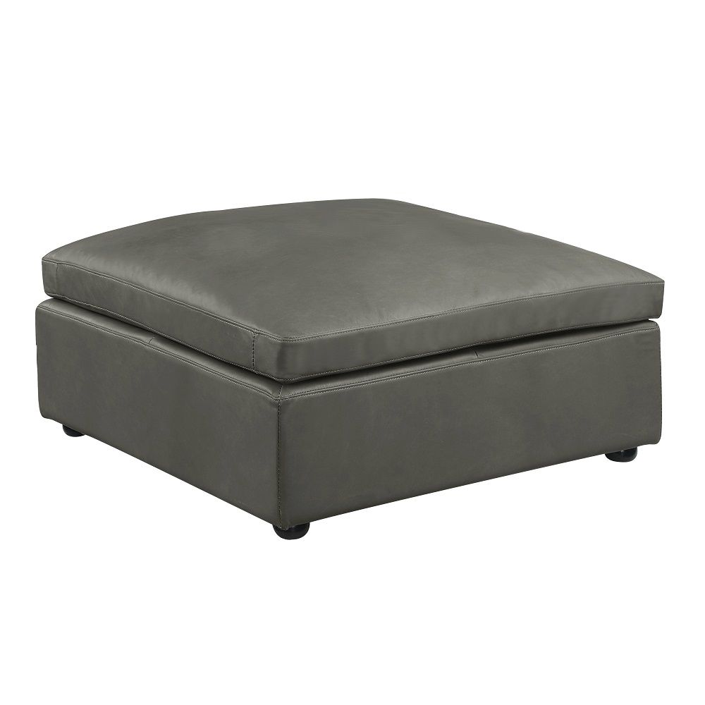 Margot - Ottoman - Dark Gray