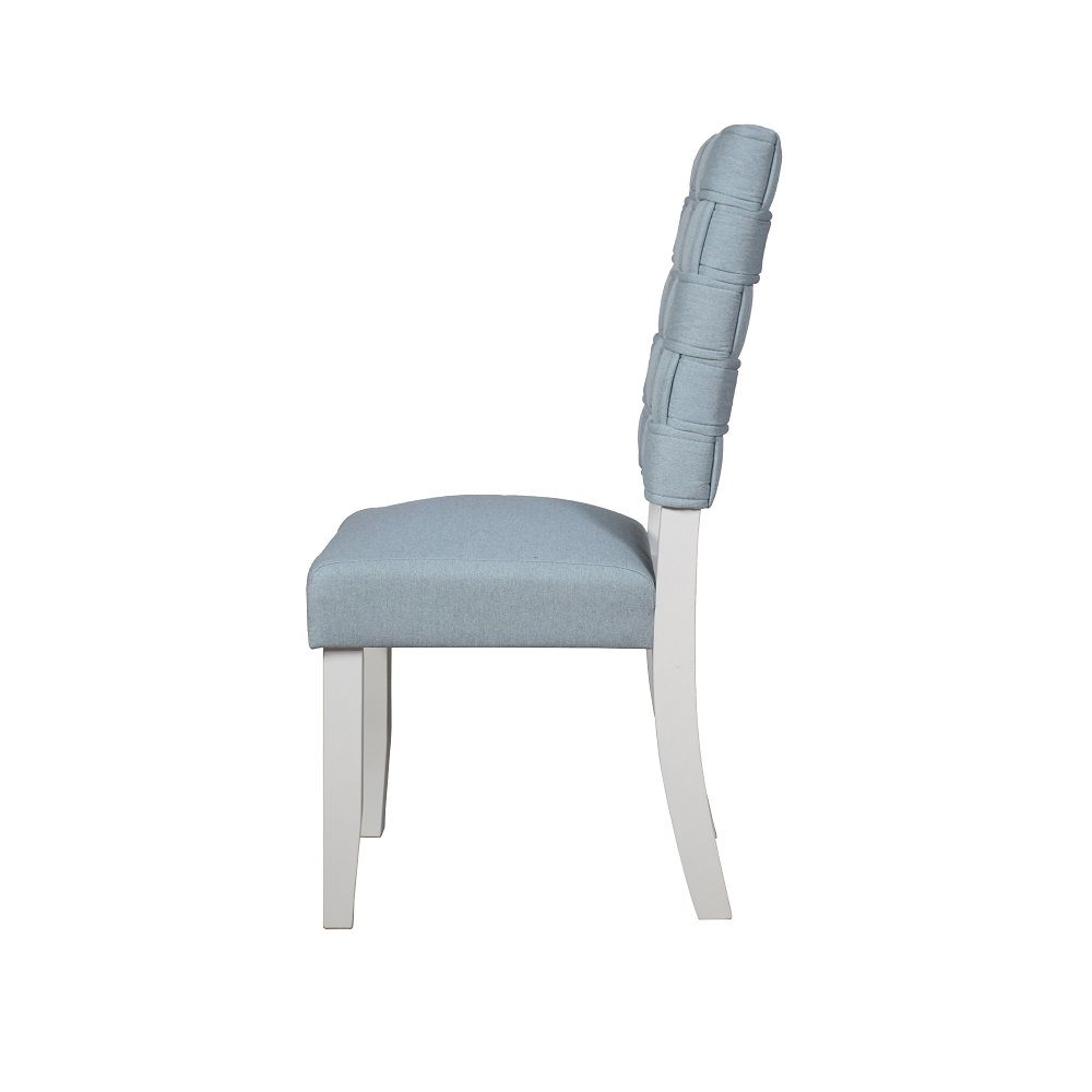 Saree - Side Chair (Set of 2) - White