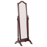 Cabot - Rectangular Cheval Mirror with Arched Top