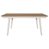 Nogales - Dining Table - Natural Acacia / White