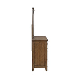 Carolina Park - Dresser & Mirror - Brown